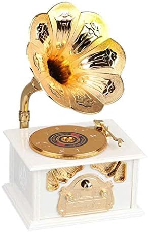 N/A Gramophone Model Music Box Retro Music Box Student Dive Rodiday Подарок девојче студент подарок