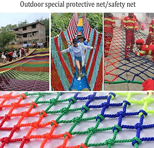 Нето за безбедност на деца во боја, мрежа за заштита од најлон, мрежна безбедност на деца, скалила за ограда анти-палење мрежа, заштитна мрежа