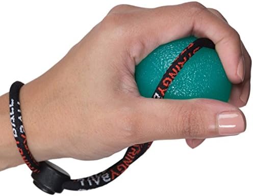 Безбедни топки за стрес на жица - за олеснување на стресот, вежбање со рака, зајакнување, рехабилитација - меки, средни и цврсти