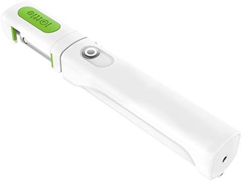 Selfie Stick, Iottie Migo Extendable Monopod за паметни телефони и GoPro уреди со вграден далечински бленда Bluetooth, монтирање на статив и цевки од алуминиум, бело