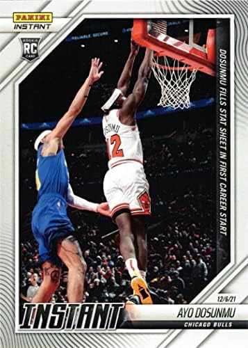 2021-22 Панини Инстант кошарка #49 Ayo Dosunmu Bulls Rookie Card Bulls - само 250 направени!