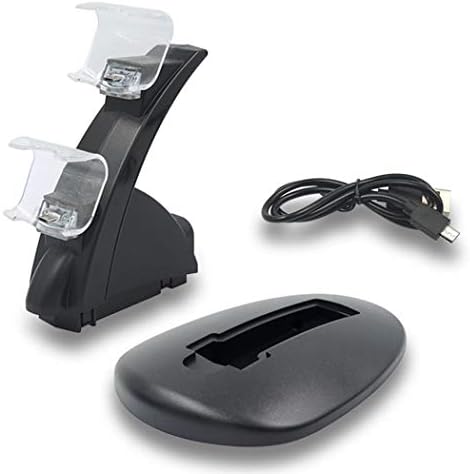 Sasaply Двојна USB БРЗО ПОЛНЕЊЕ LED Индикатор Светло PS4 Контролер Полнење Стојат Додатоци