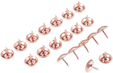 20 парчиња розово злато тапацир мебел за нокти софа софа корпа за накит кутии за додатоци за хардверски декорации метални нокти -