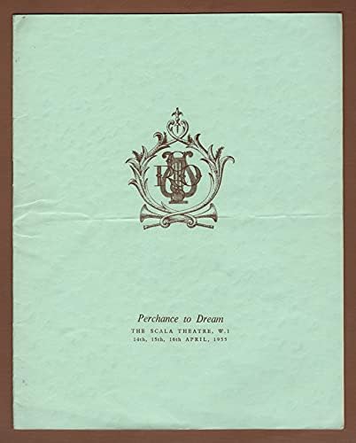 Ивор Новело „Perchance to Dream“ Ајлин Флејерти/Зелена просторија Оперативно друштво/Скала Театар 1955 Лондон Програма