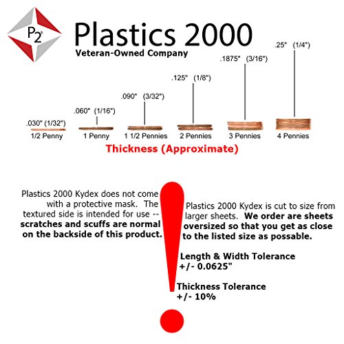 Пластика 2000 - лист Кидекс - 0,060 дебела, црна, 8 x 12 , 2 пакувања