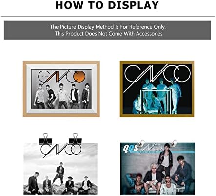 Постери за Aidux CN1CO - сет од 5 поп -музички групи постери за соба естетска wallидна уметност слика печатење модерна спална
