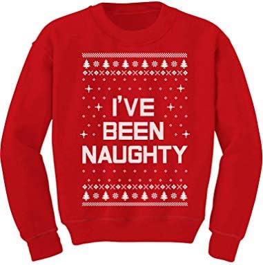 Tstars Јас сум бил непослушен џемпер за деца деца грда божиќен џемпер