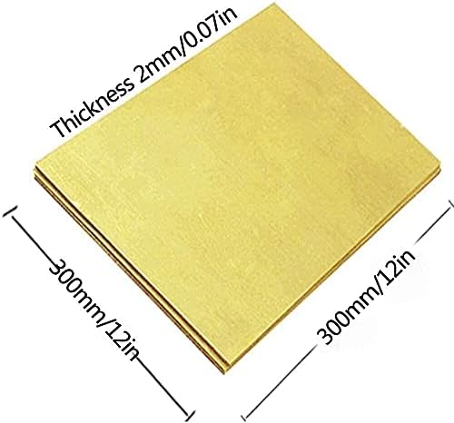 Дебелина на месинг од бакарен лист од Yuesfz, 0. 8 до 5мм, 300х300мм широко користен во развој на производи Метал Работна нова една