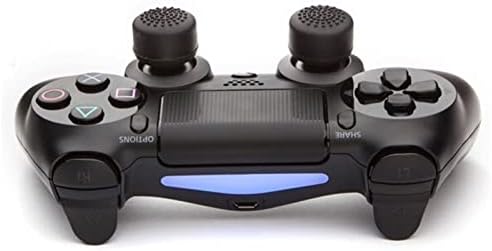 TX девојка 8 парчиња силиконски капак за PS4 тенок про -палецот силиконски аналоген контролер на палецот палецот стапчиња капа