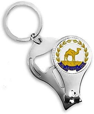 Еритреја Африка Национален Амблем Нокти Нипер Прстен Клуч Синџир Шише Машинка Клипер