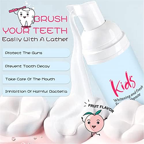 Детска пена за пена за заби во облик на електрична четка за заби во облик на паста за заби со паста за заби Флуорид Најдобар
