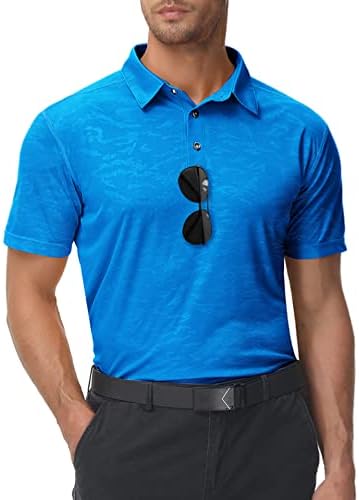 Lldress mens polo кошули влага за губење суво вклопување на кратки ракави голф кошула