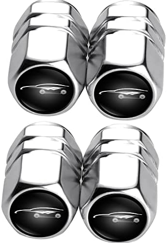 Метални автомобили гуми за вентили за вентили на вентили за вентили за украсување на садови за декорација на автомобили (сребро
