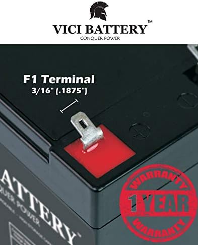 12V 5AH SLA Замена на батеријата за Vision CP1245H, CP 1245H - 2 пакет - производ за бренд на батеријата VICI
