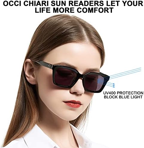 ОКСИ КЈАРИ Преголеми Очила За Читање За Жени 1.5 Читателски Очила За Сонце Дама ОТВОРЕНО УВ400