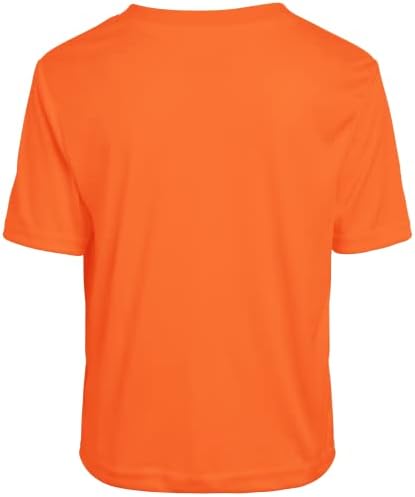 Атлетска маица на момчињата Ixtreme-5 пакувања со активни перформанси со суво вклопување спортови