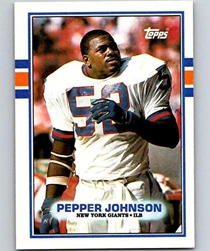 1989 Топпс 176 Pepper Johnson NY Giants NFL фудбалска картичка NM-MT