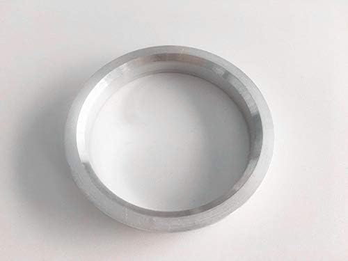 NB-Aero 4PC Silver Aluminum Hubrings 74.1mm до 60,1 mm | Hubcentric Center Ring 60,1 mm до 74,1 mm за многу Toyota & Lexus