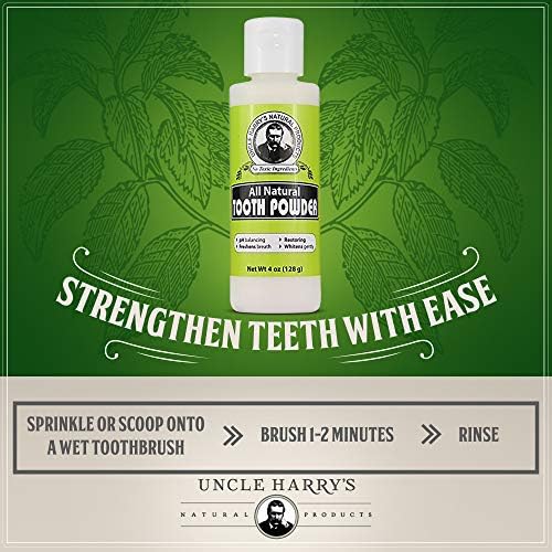 Прашок за заби на чичко Хари во прав | Сите природни емајли поддршка и белење на паста за заби за чувствителни заби | Паста