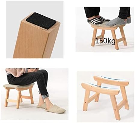 Едноставна столица, елегантна крива цврста дрво ткаенина дневна соба клупа за чевли Едноставен модерен дом мал клупа-фустански софа