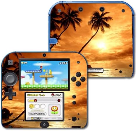 MOINYSKINS кожата компатибилна со Nintendo 2DS - зајдисонце | Заштитна, издржлива и уникатна обвивка за винил декларална обвивка | Лесен за