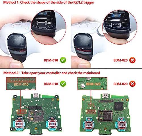Замена на екстремитет Д-рампа R1 L1 R2 L2 предизвикуваат опции за споделување на копчињата за лице за PS5 контролер, прилагодени чисти комплети