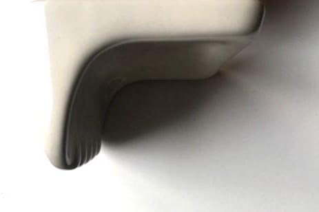 Squareepeet складиште додаток за бања сапун сапун бадем керамика thinset mount 6-1/2 x 4-7/8