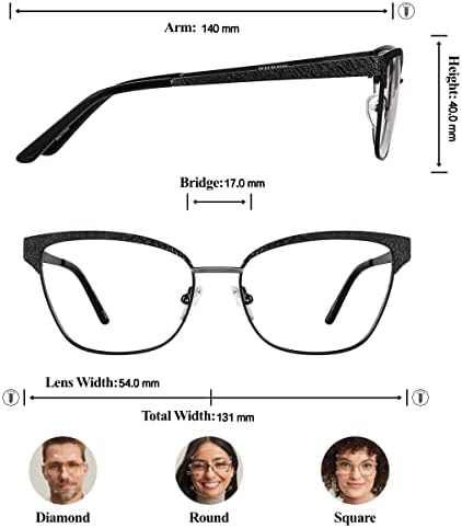 Зени Сини Очила За Блокирање На Светлината За Жени Стилска Рамка За Катеј Олеснување На Дигиталниот Екран Лесни Очила