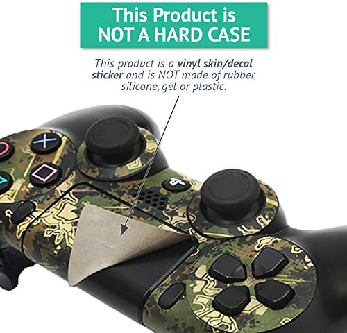 Заштитна винилна кожа декларална кожа компатибилна со Sony PlayStation DualShock 4 контролор на налепници на налепници Скини виножито