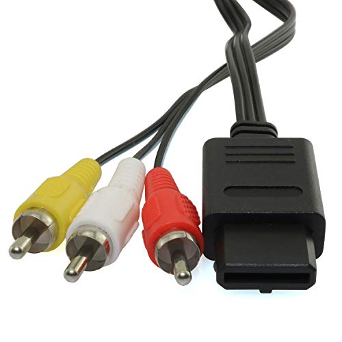 RLECS Nintendo N64 SNES GameCube GC AV аудио видео композитен кабел адаптер