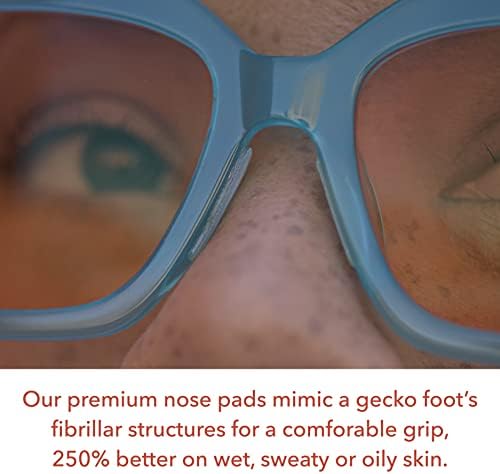 Подложни нос на нос на нос на носот на Setex Gecko 1 mm, направени во САД, иновативни микроструктурирани влакна, 1мм x 7mm x 16mm