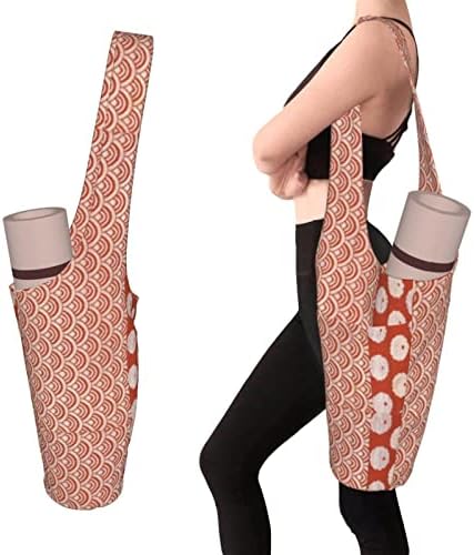 Јога Мат торба со голема големина џеб водоотпорен, ергономски, торба за носач на јога мат за жена повеќефункционална и вклопена